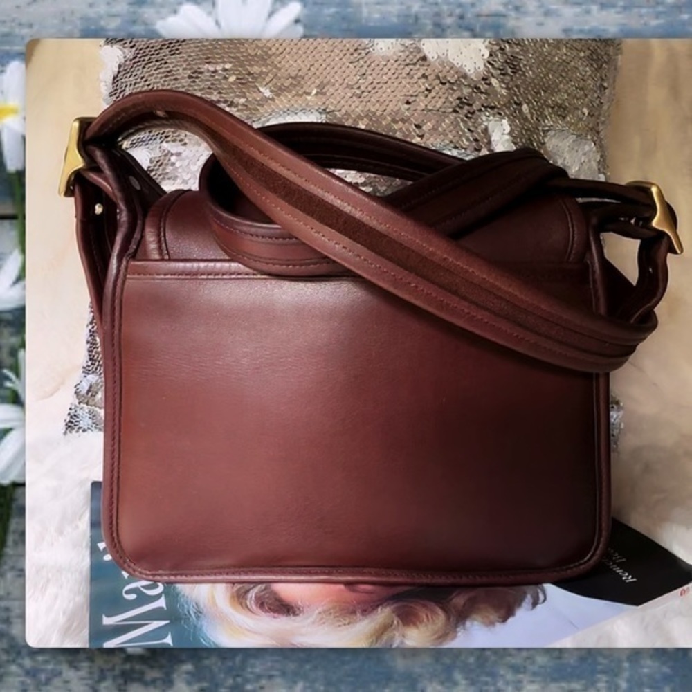 COACH MAHOGANY BROWN CROSSBODY RAMBLER 9061 - Picture 4 of 15